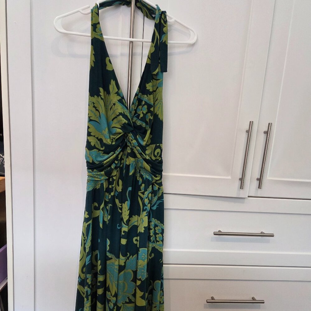 Vintage Jones New York Long Halter Summer Dress